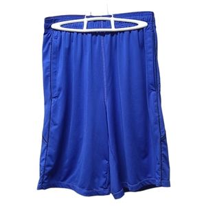 Devops mens blue black athletic shorts small
